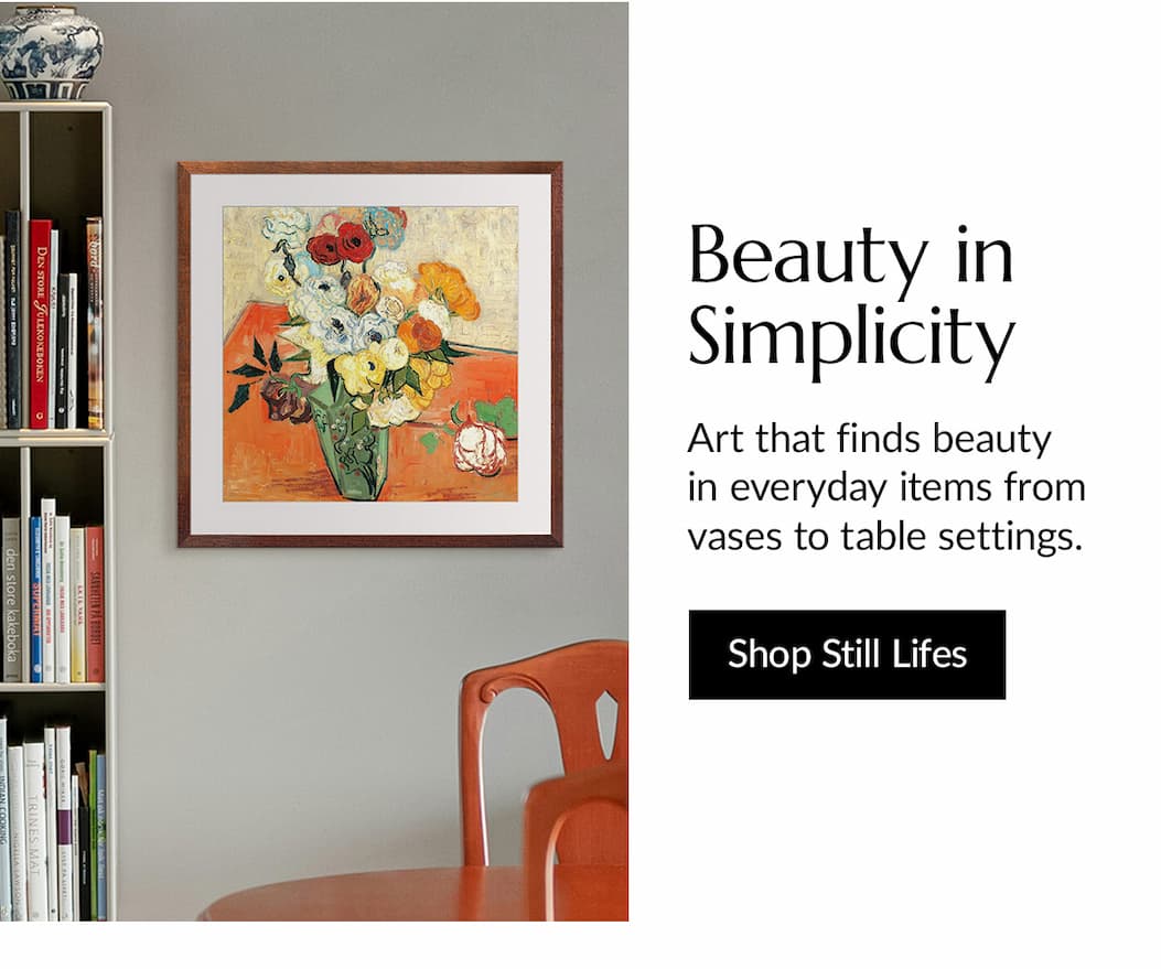 Still life works of art never go out of style