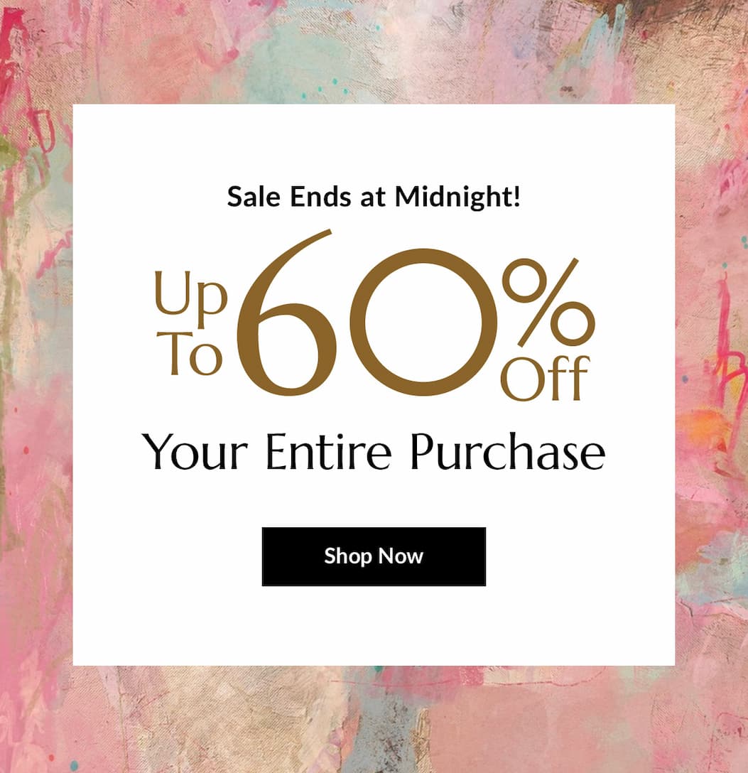 Hurry! Up to 60% off ends at midnight
