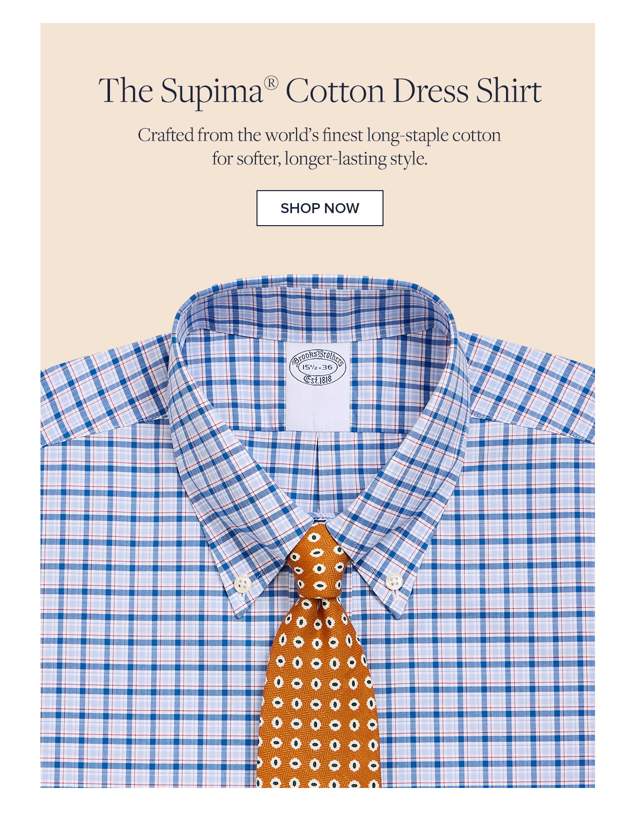 The Supima Cotton Dress Shirt Shop Now
