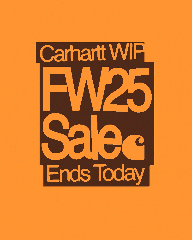 Carhartt WIP F/W25 Sale Ends Today