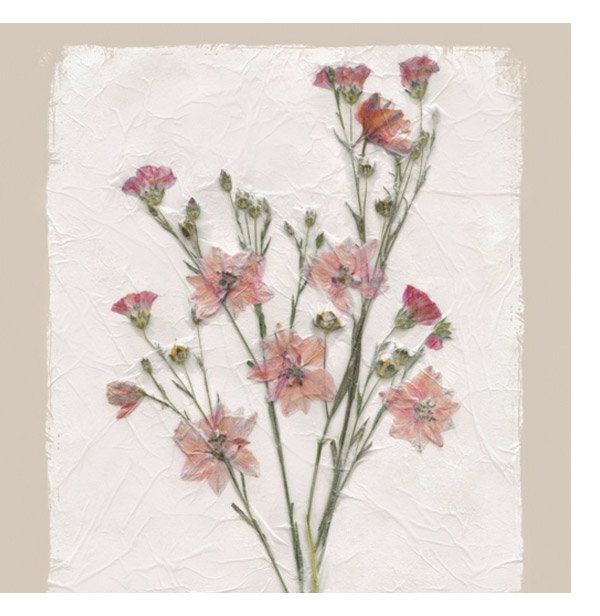 Floral decoupage