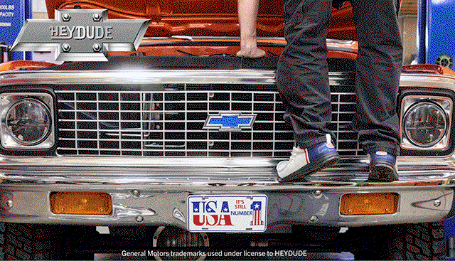 HEYDUDE x Chevy Shoe