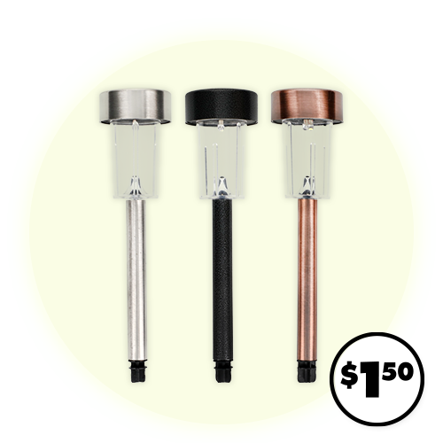 Solar Stake Lights, 1-ct.