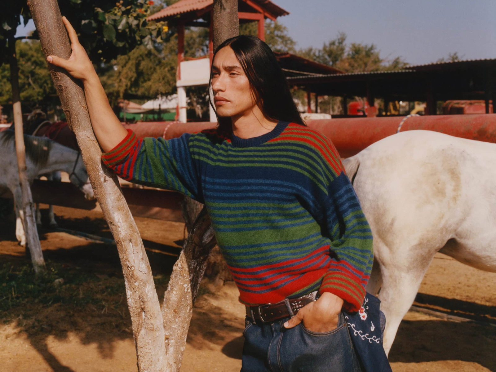 A MAN IN A SWEATER