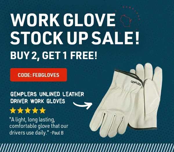 Work Glove Stock Up Sale! Buy 2, Get 1 Free!
