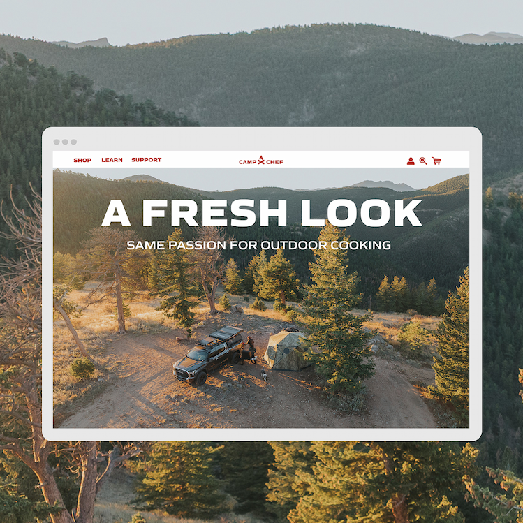 Explore the new camp chef website