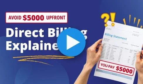 Thumbnail of billing statement explaining direct billing