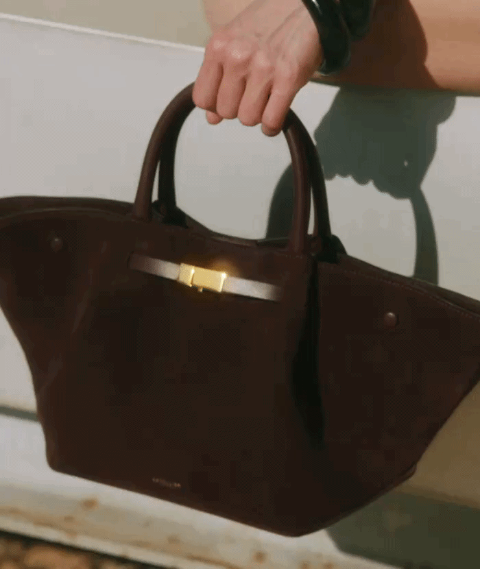 the midi new york mocha suede