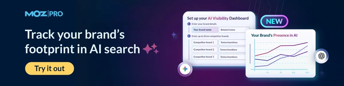 New Moz Pro Feature - AI Visibility