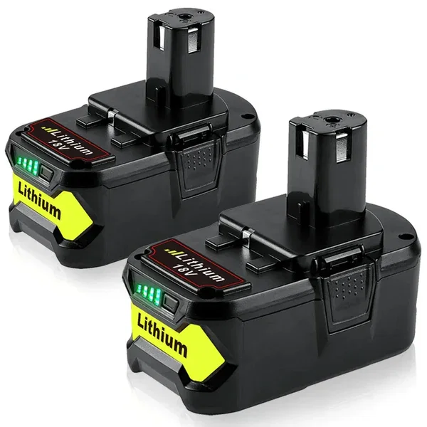 2 Packs 7.0Ah For Ryobi 18V P108 Battery replacement | High Capacity Li-ion Battery