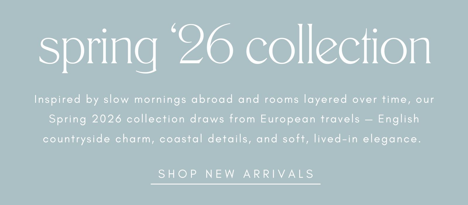 spring '26 collection