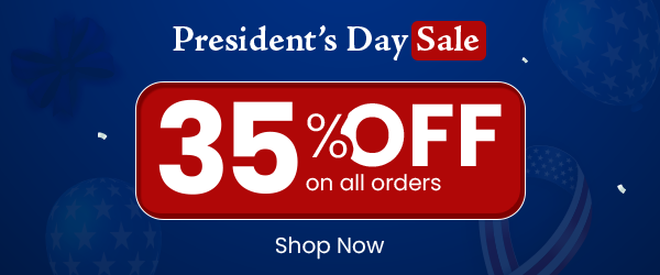 35% OFF President's Day Sale