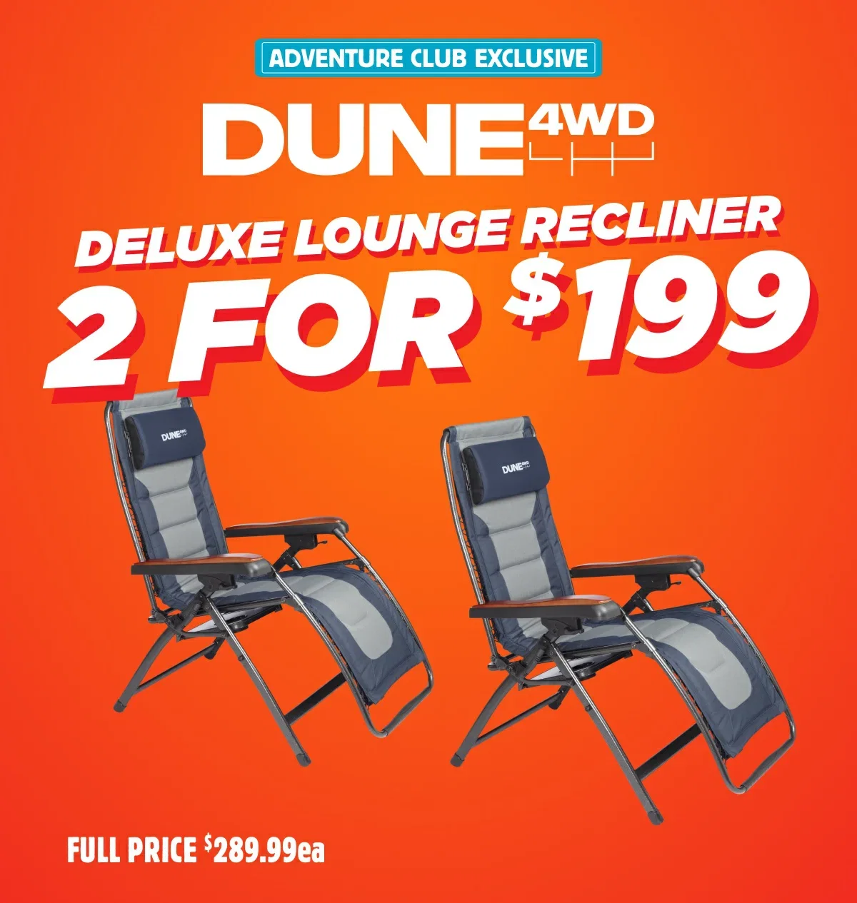 Dune 4WD Deluxe Lounge Recliner