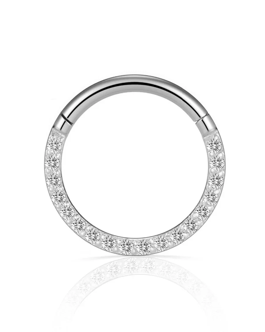 Glitter crystal hoop