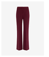 Shop Editor Studio Stretch Twill High Waisted Flare Trouser