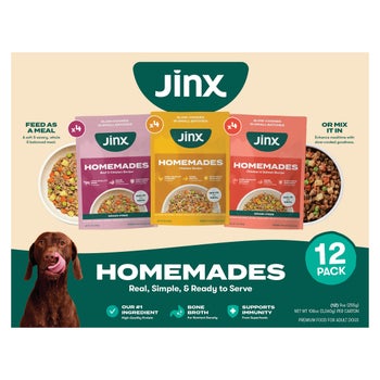 Jinx Homemades Variety Pack, Wet Dog Food Pack, 9 oz, 12-Count
