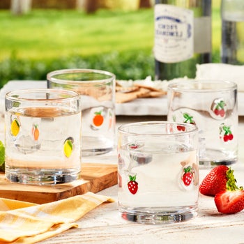 Pandex 14 oz Icon Glasses, Set of 4
