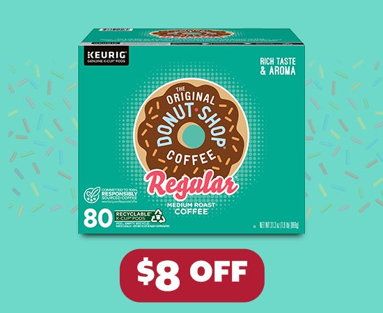 The Original Donut Shop Coffee K-Cups $8 OFF