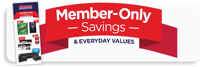 Member Only Savings in Warehouse and online