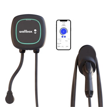 Wallbox Pulsar Plus Lv 2 EV Smart Charger - 40 Amp NEMA, 25' Cable