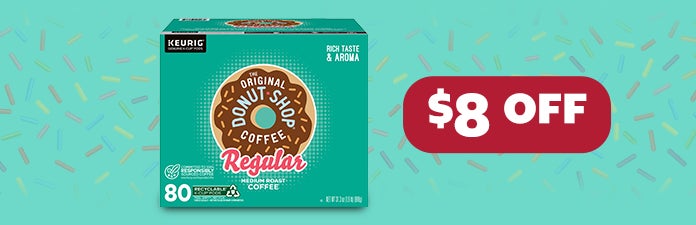 The Original Donut Shop Coffee K-Cups $8 OFF