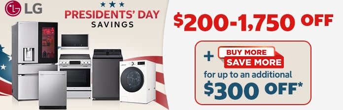 Shop Select LG Appliances