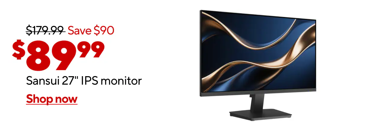 (AD: $89.99) Sansui 27 120Hz IPS Monitor (Reg: $179.99, Save $90)