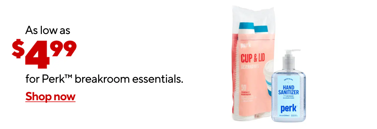 Stock your Breakroom with Perk, as low as $4.99