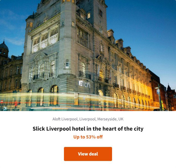 Slick Liverpool hotel in the heart of the city
