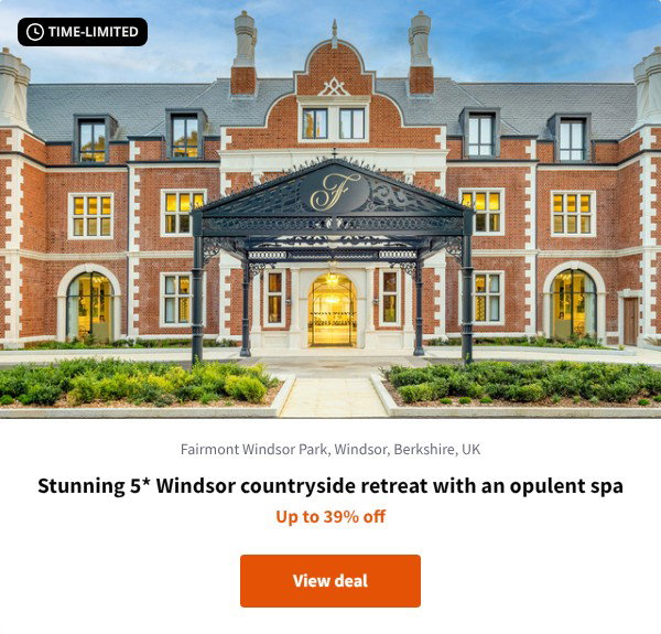 Stunning 5* Windsor countryside retreat with an opulent spa