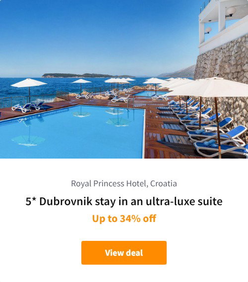 5* Dubrovnik stay in an ultra-luxe suite