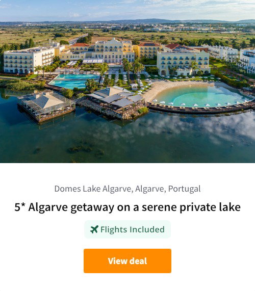 5* Algarve getaway on a serene private lake