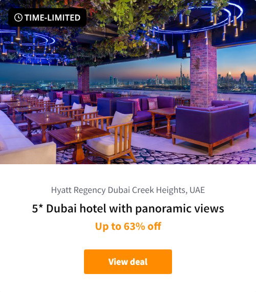 5* Dubai hotel with panoramic views
