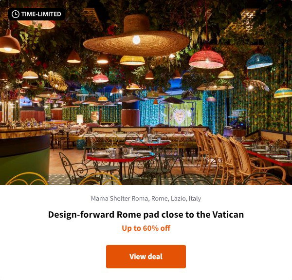 Design-forward Rome pad close to the Vatican