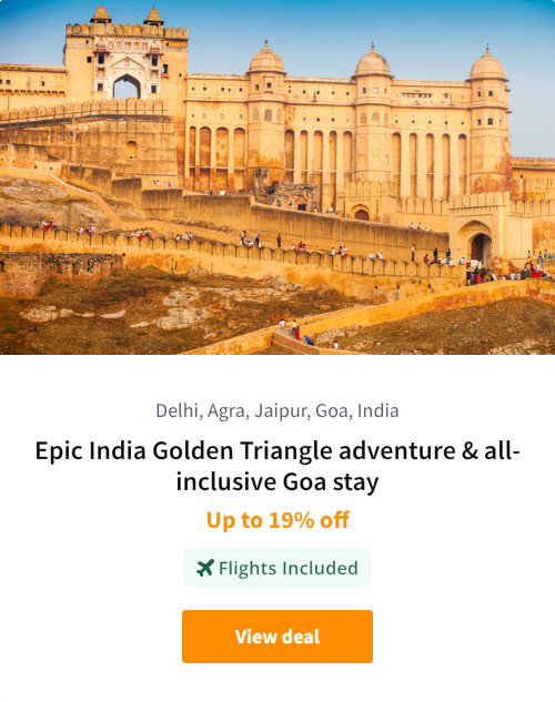 Epic India Golden Triangle adventure &amp; all-inclusive Goa stay
