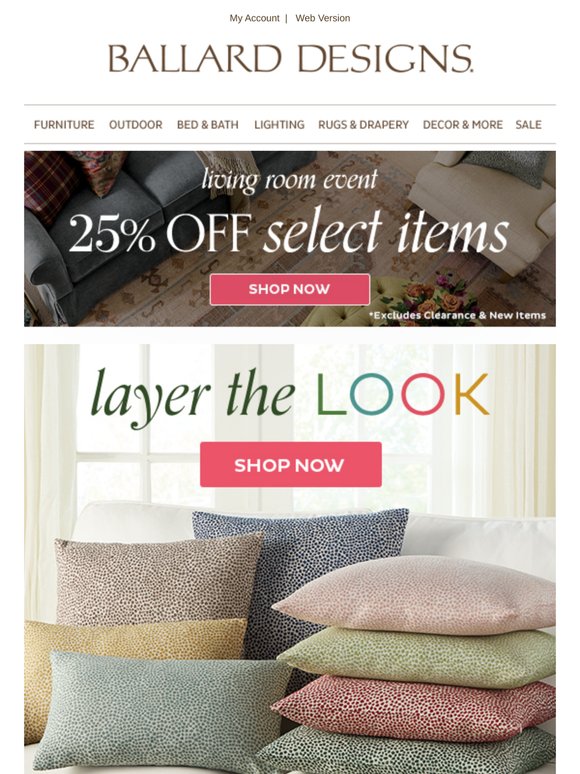 Ballard Designs Throw Pillowsnull