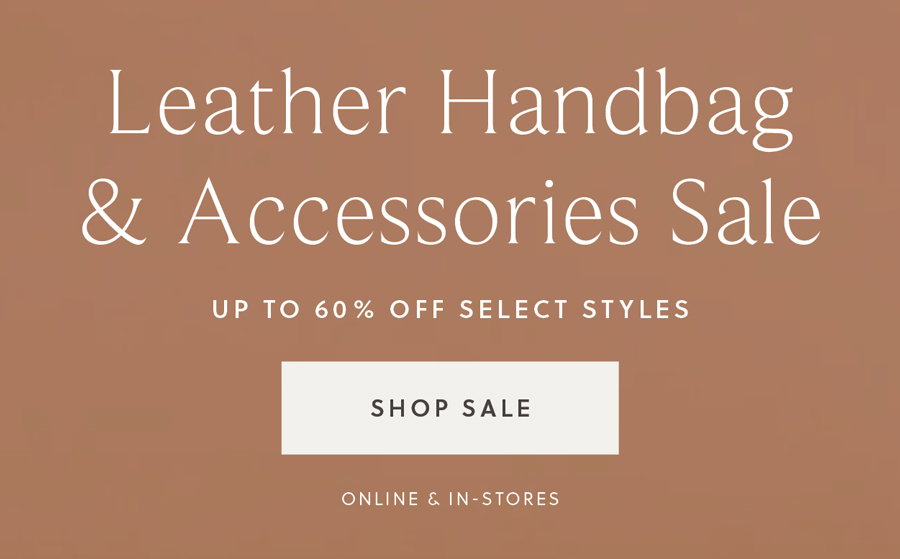 Leather Handbag & Accessories Sale