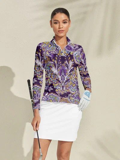 Pretty Feminine Golf Shirt Quarterzip UPF50+