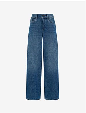 Shop High Waisted Relaxed Wide Leg Rigid Jeans