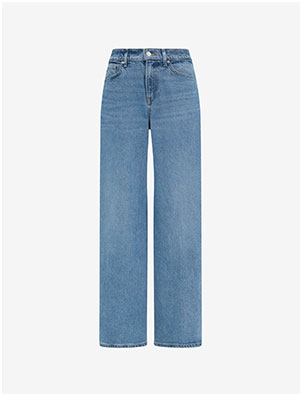Shop High Waisted Medium Wash Relaxed Straight Jeans