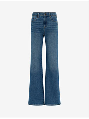 Shop High Waisted Medium Wash Relaxed Flare Jeans