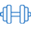 Illustration einer Fitnesshantel