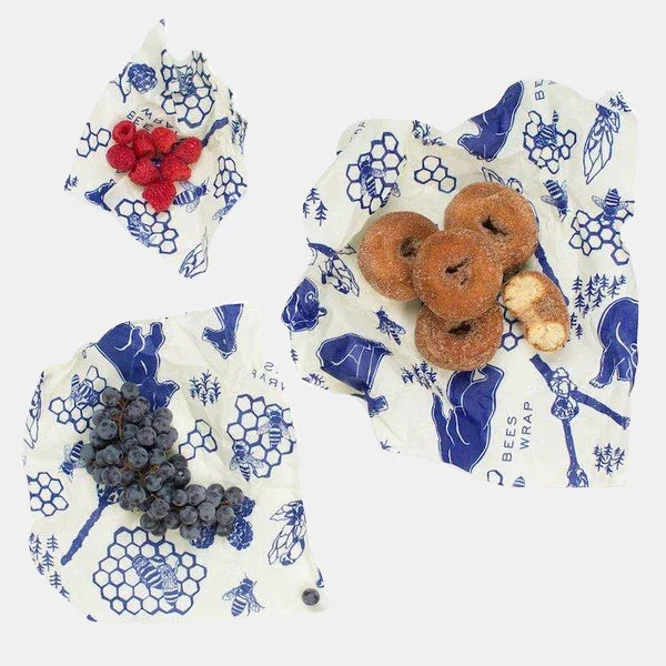 Image of Bee's Wrap Food Wrap Assorted 3 Pack (S, M, L)