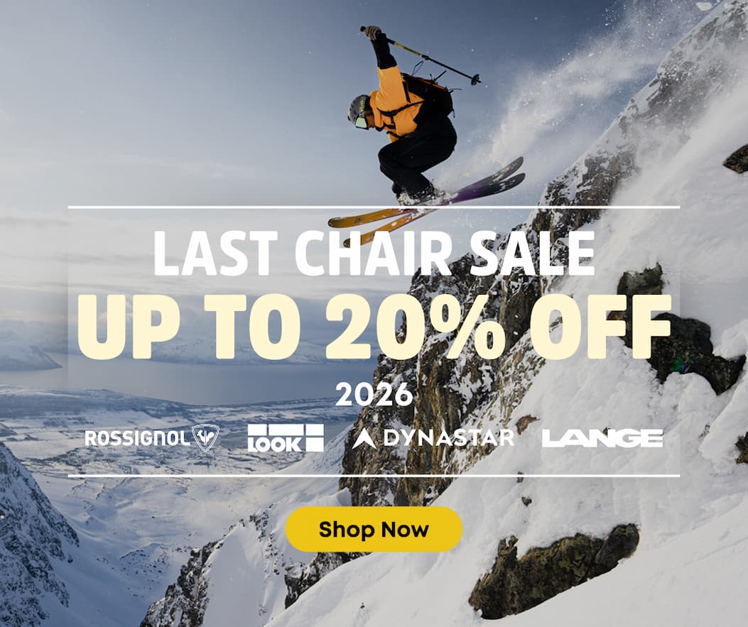 Last Chair Sale - up to 20% Off Rossignol, Look, Dynastar, Lange - Shop Now