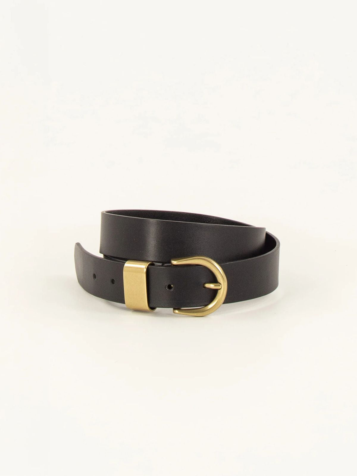Miloa Metal Loop Belt - Black SESSUN  Regular price£110.00