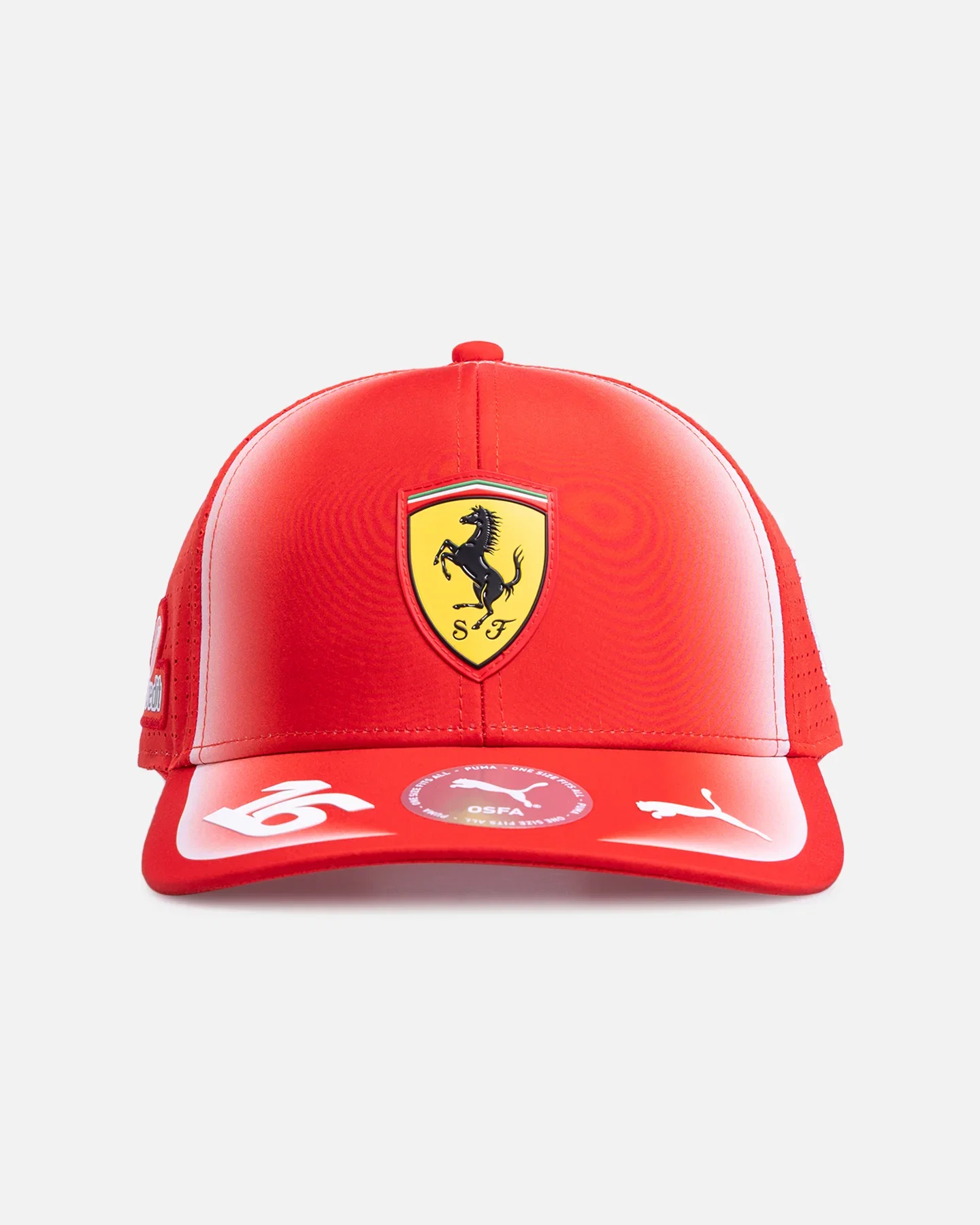 Image of Puma X Scuderia Ferrari HP Replica Leclerc Snapback Baseball Cap Red
