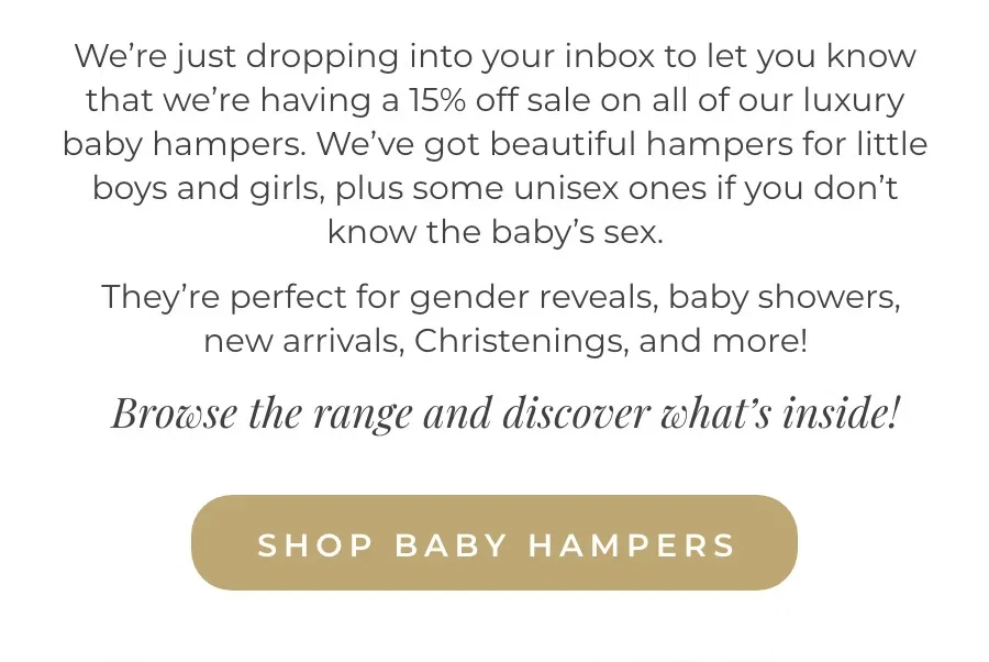 Shop Baby Hampers