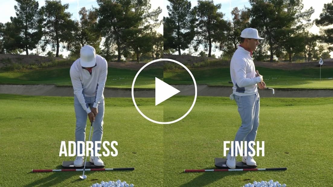 Video of Martin explaining proper weight shift for short game shots
