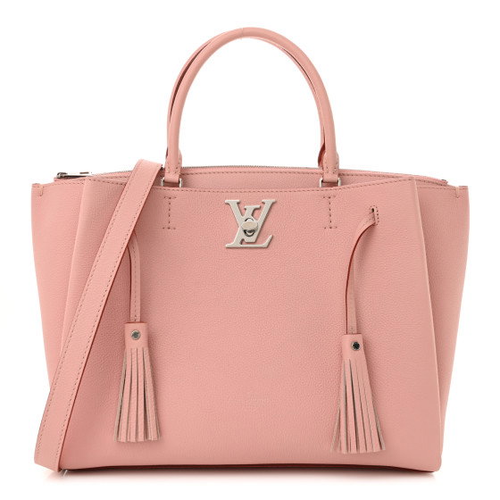 LOUIS VUITTON Calfskin Lockmeto Rose Poudre
