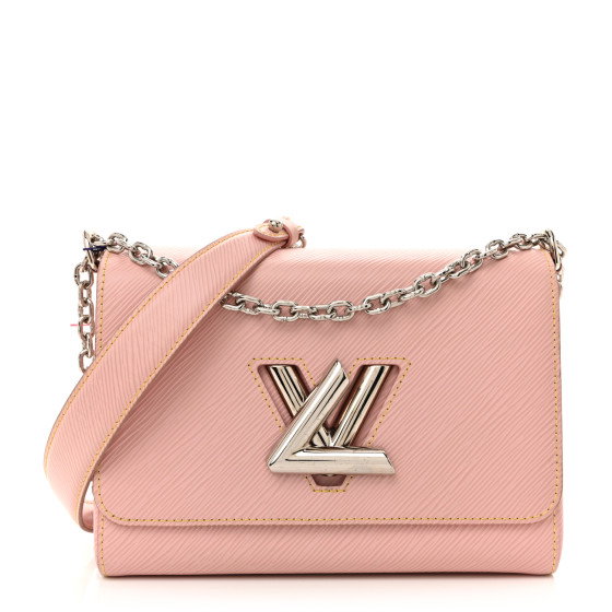 LOUIS VUITTON Epi Twist Shoulder Bag MM Rose Ballerine